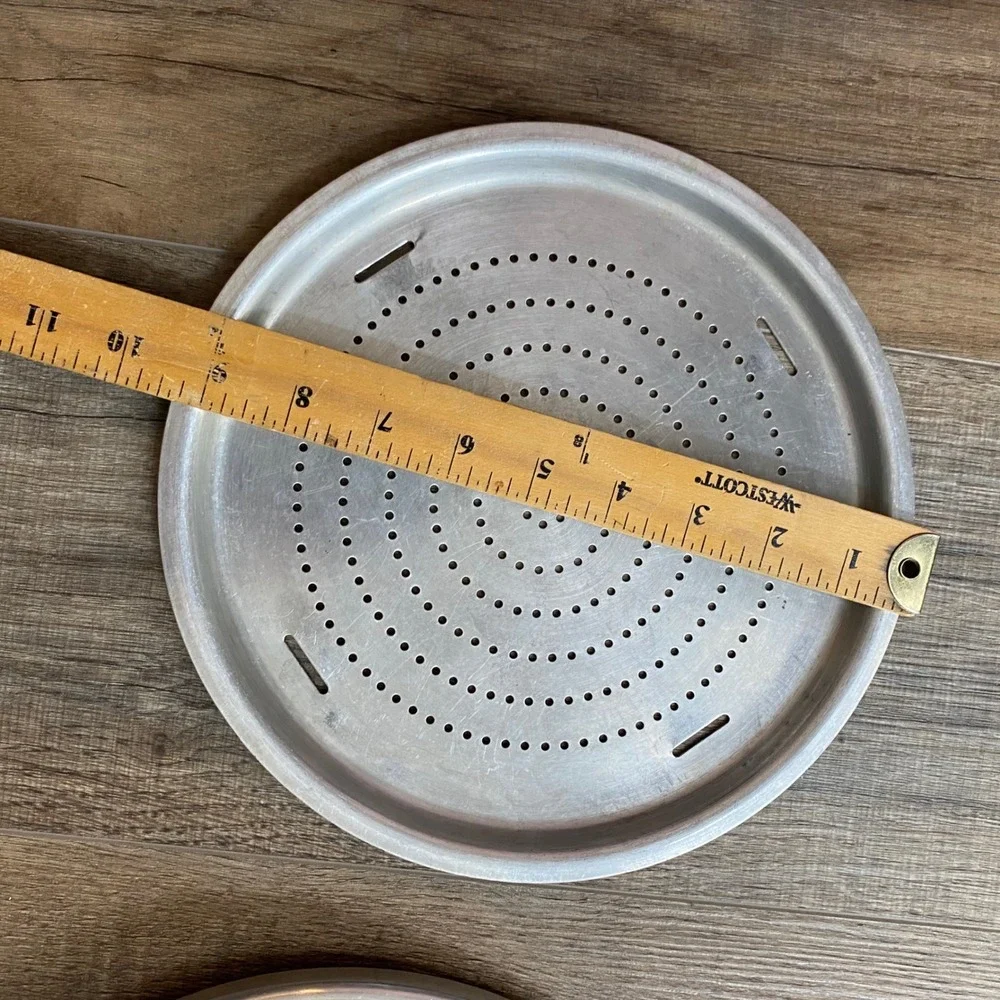 Vintage Kitchen Craft Aluminum Skillet with Perforated Steamer Insert USA Made